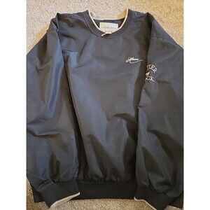 Cutter & Buck Size Xl Shirt Pullover Mens WindTec  V-Neck Black Long Sleeve